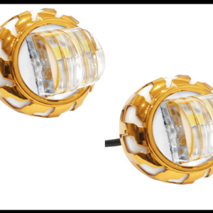 FARO NIEBLA 2 LUPAS 16W BLANCO/AMBAR Y OJO DE ANGEL AZUL 10-60V PAR