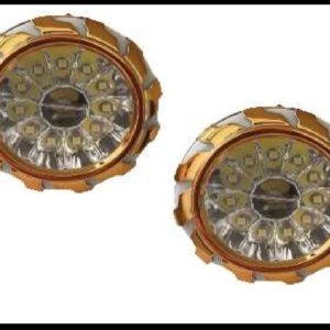 FARO NIEBLA 12 LEDS 15W BLANCO LUZ ALTA Y BAJA Y OJO DE ANGEL AZUL 12V PAR