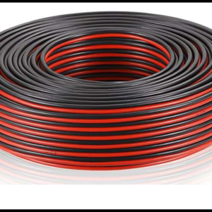 CABLE BOCINA 18 AWG ROJO / NEGRO  ROLLO 100 METROS