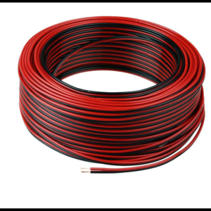 CABLE BOCINA 18 AWG ROJO / NEGRO ROLLO 50 METROS
