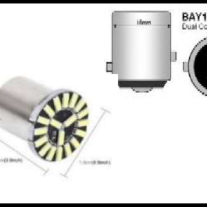 FOCO 1157 19 HIPER LED AMBAR C/ESTROBO CANBUS 12V PIEZA