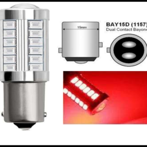 FOCO 1157 33 HIPER LED C/LUPA ROJO 12V PIEZA