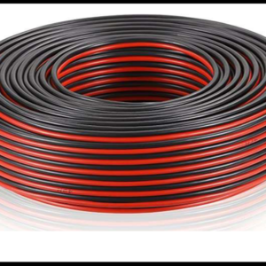 CABLE BOCINA 12 AWG ROJO / NEGRO  ROLLO 100 METROS