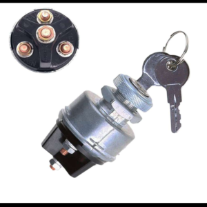 SWITCH DE IGNICION (ARRANQUE) UNIVERSAL METALICO 4 TERMINALES 12V PIEZAS