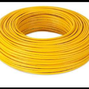 CABLE AUTOMOTRIZ 16 AWG AMARILLO ROLLO 100 METROS