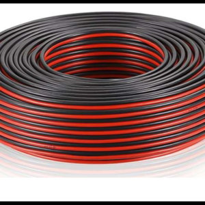 CABLE BOCINA 14 AWG ROJO / NEGRO  ROLLO 100 METROS