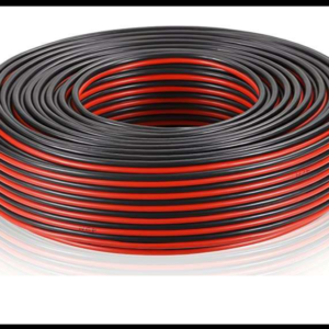 CABLE BOCINA 16 AWG ROJO / NEGRO ROLLO 100 METROS