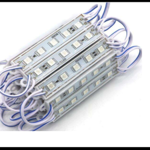 MODULO 5 LED 5050 AZUL 12V              PAQUETE 20 PIEZAS
