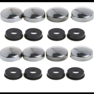 CUBRE PIJAS CROMADO PLASTICO SET 10 PIEZAS