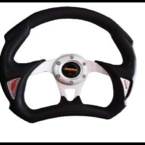 VOLANTE DEPORTIVO RECORTADO PLATA PIEZA