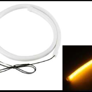 TIRA LED AMBAR LUZ FIJA 60CM 12V PIEZA