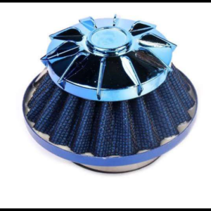 FILTRO ALTO FLUJO PARA MOTOCICLETA AZUL CORTO 35,42,48MM PIEZA