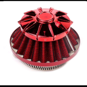FILTRO ALTO FLUJO PARA MOTOCICLETA  ROJO CORTO  35,42,48MM PIEZA