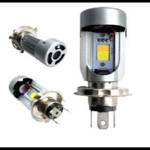 FOCO MOTOCICLETA H4 2 LED COB 34W BLANCO/AMBAR LUZ ALTA Y BAJA 10-60V PIEZA
