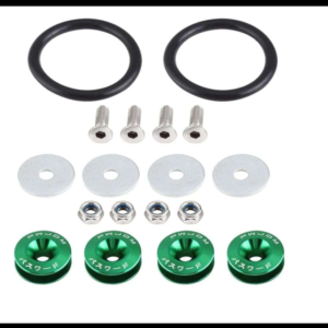 SUJETADOR DE DEFENSA ALUMINIO VERDE JUEGO 2 PIEZAS