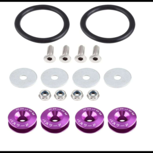 SUJETADOR DE DEFENSA ALUMINIO MORADO JUEGO 2 PIEZAS