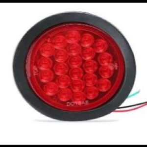 PLAFON 19 LED ROJO 2 FUNCIONES FIJAS ARILLO GOMA 12V PIEZA