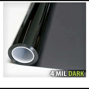 PELICULA ANTI-ASALTO NEGRO 4MIL 35 % CLARO 50CM X 30M ROLLO
