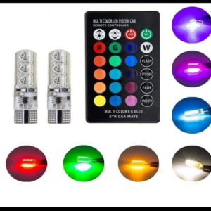 FOCO 158 6 LED 5050 RGB C/CONTROL REMOTO 12V JUEGO