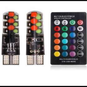 FOCO 158 6 LED 5050 RGB C/CONTROL REMOTO 12V JUEGO
