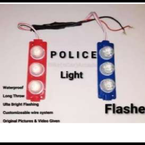 ESTROBO 3 LED VERDE 2 FUNCIONES 12V PAR