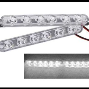 ESTROBO 6 LED BLANCO LARGO 12V JUEGO
