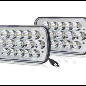 UNIDAD CUADRADA GRANDE 6054 15 LED 45W 7" ALTA Y BAJA BLANCO 12-24V JUEGO