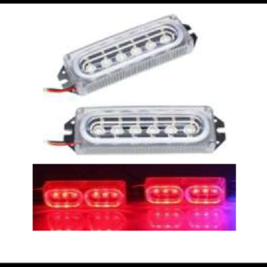ESTROBO 6 LED ROJO 12V JUEGO