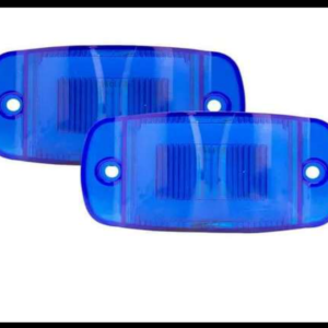 PLAFON 8 LED Y ARO GEL BLUE 4 FUNCIONES ALTA, BAJA Y ESTROBO 12-24V PAR