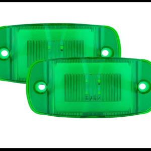 PLAFON 8 LED Y ARO GEL VERDE 4 FUNCIONES ALTA, BAJA Y ESTROBO 12-24V PAR