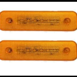 PLAFON PLANO 6 LED AMBAR 2 FUNCIONES FIJA Y ESTROBO 12-24V PAR