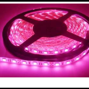 ROLLO TIRA LED 5050 ROSA 12V 5 METROS