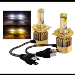 FOCO LED 9004 C6S 2 LED BLANCO-AMBAR Y ESTROBO 3800lm 12-24V JUEGO