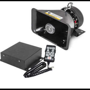 BOCINA PROFESIONAL 200W CON ALTAVOZ Y MODULO MULTIFUNCION 12V JUEGO