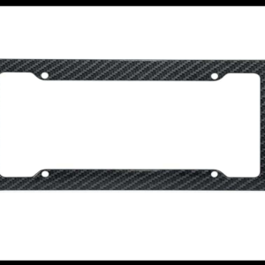 MARCO DE PLACA PLASTICO CARBONO  UNIVERSAL PIEZA