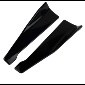 ALERON ESQUINERO TRASERO RECTO UNIVERSAL NEGRO 47CM PAR