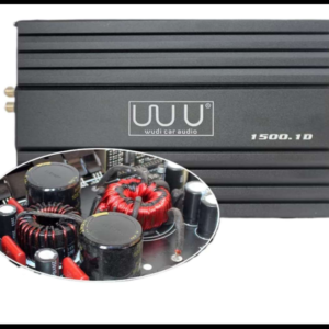 AMPLIFICADOR DE AUDIO 1500W 1 CANAL CLASE D 4 Ohms BOBINA DE VOZ DUAL 12V PIEZA