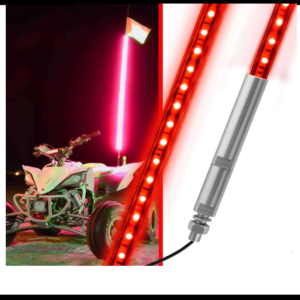 ANTENA DE LUZ LED ROJO 1.20M 12V PIEZA