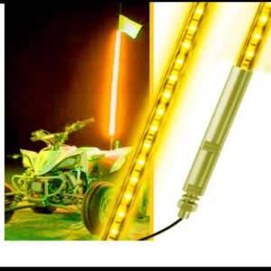 ANTENA DE LUZ LED AMBAR 1.20M 12V PIEZA