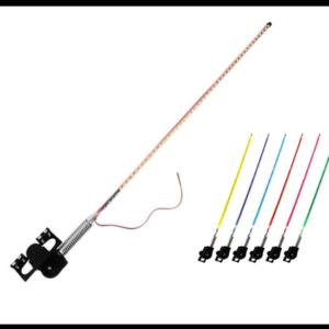 ANTENA DE LUZ LED RGB 100CM CON RESORTE 12V PIEZA