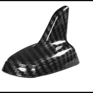 ANTENA DECORATIVA TIPO TIBURON MINI CARBON PIEZA