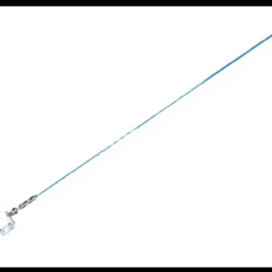 ANTENA DECORATIVA AZUL 1 METRO CON BASE Y RESORTE PIEZA