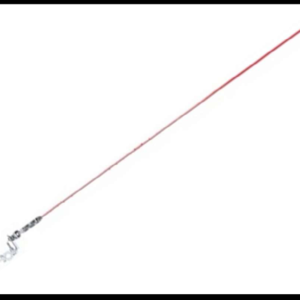ANTENA DECORATIVA ROJA 1 METRO CON BASE Y RESORTE PIEZA