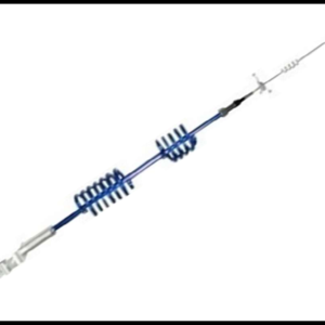 ANTENA PARA CB DOBLE ASPIRAL ALUMINIO AZUL PIEZA