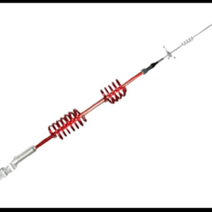 ANTENA PARA CB DOBLE ASPIRAL ALUMINIO ROJO PIEZA