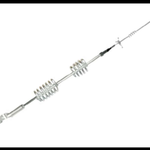 ANTENA PARA CB DOBLE ASPIRAL ALUMINIO PLATA PIEZA