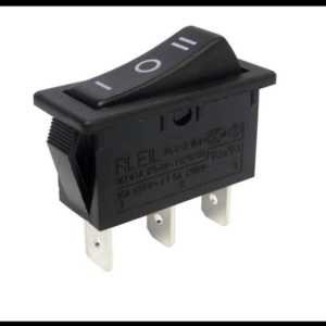 SWITCH 2 PASOS RECTANGULAR NEGRO 1.5CM X 2CM 12V PIEZA