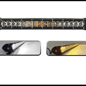 BARRA 36 LED SLIM 108W LUZ BLANCA/AMBAR FIJA Y ESTROBO 38CM 12V PIEZA