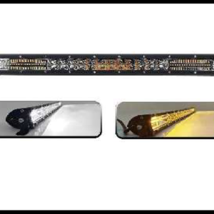 BARRA 60 LED SLIM 180W LUZ BLANCA/AMBAR FIJA Y ESTROBO 50CM 12V PIEZA
