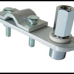 BASE PARA ANTENA CB RECTA 2 TORNILLOS CON MONTAJE ALUMINIO PIEZA